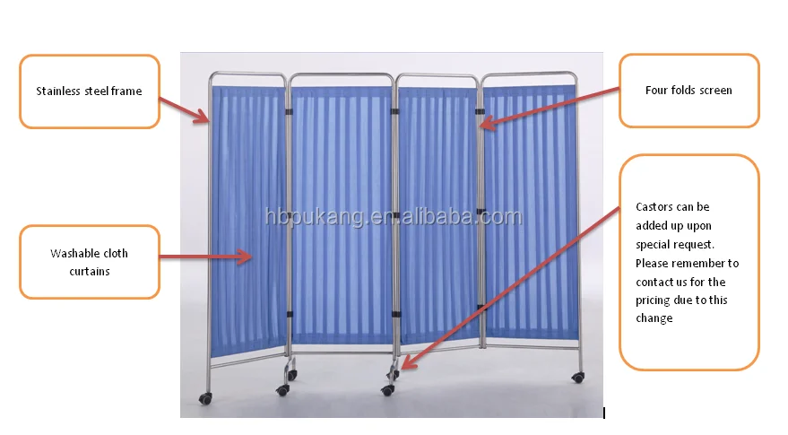 hospital ward folding screen
