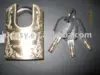 shackle protected padlock
