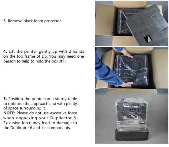 D6 printer packing 2