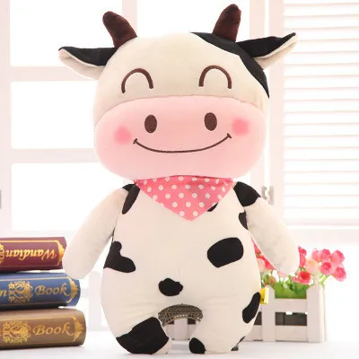 pink cow plush toy