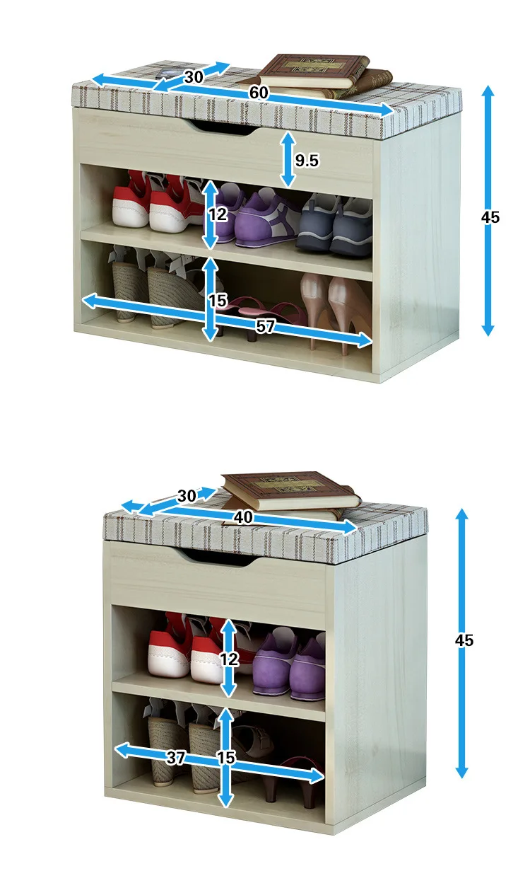 wooden shoe bench with cushion and storage on Modern Wooden Shoe Storage Bench With Seat Cushion Storage Stool Buy Shoe Stool Storage Stool Shoe Rack Product On Alibaba Com