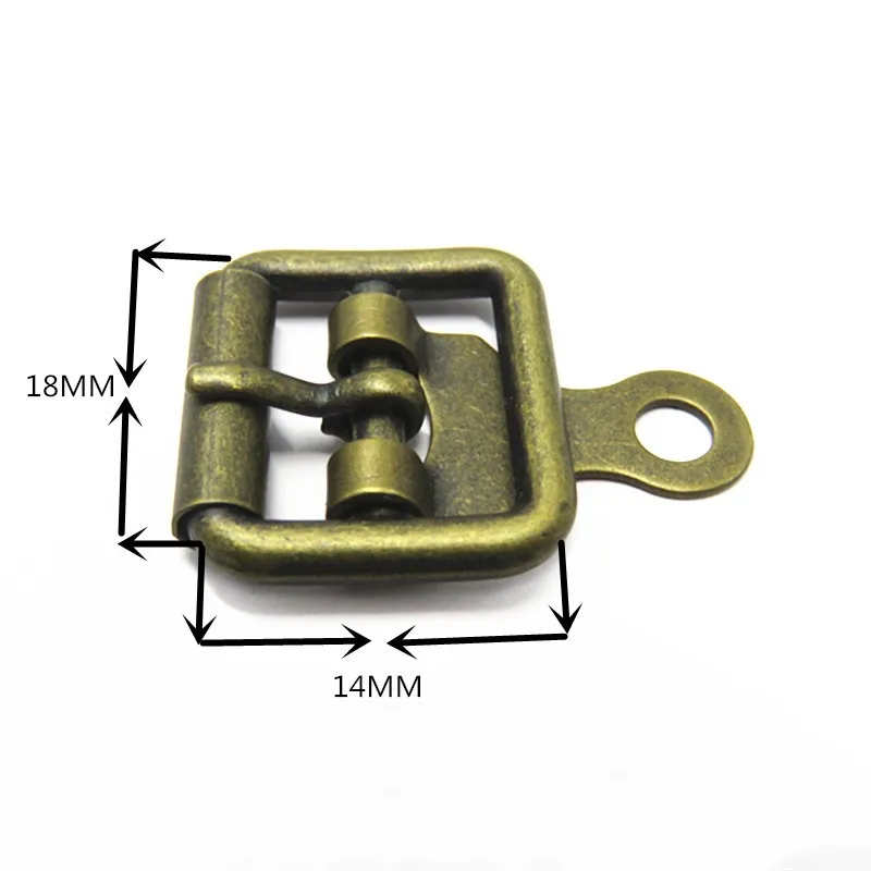 24mm Custom Zinc Alloy Antique Brass Metal Shoe Buckle With Tail - Buy ...