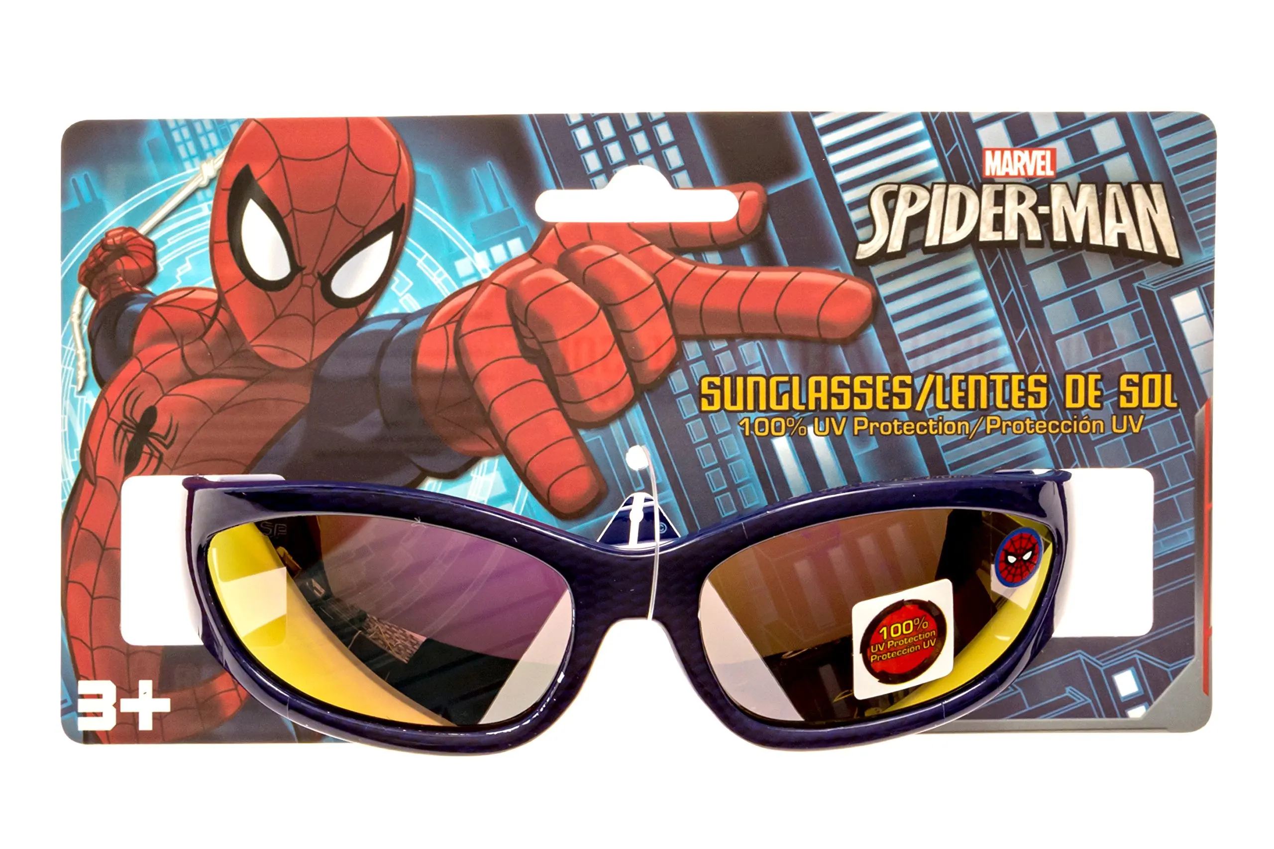 100/% UV protection new marvel kids spiderman sunglasses