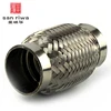 2 1/2 Inch overall length 4" Stainless Steel Flexible Exhaust Pipe