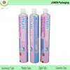 Luxury aluminum ointment tube with screw cap for medicine packaging