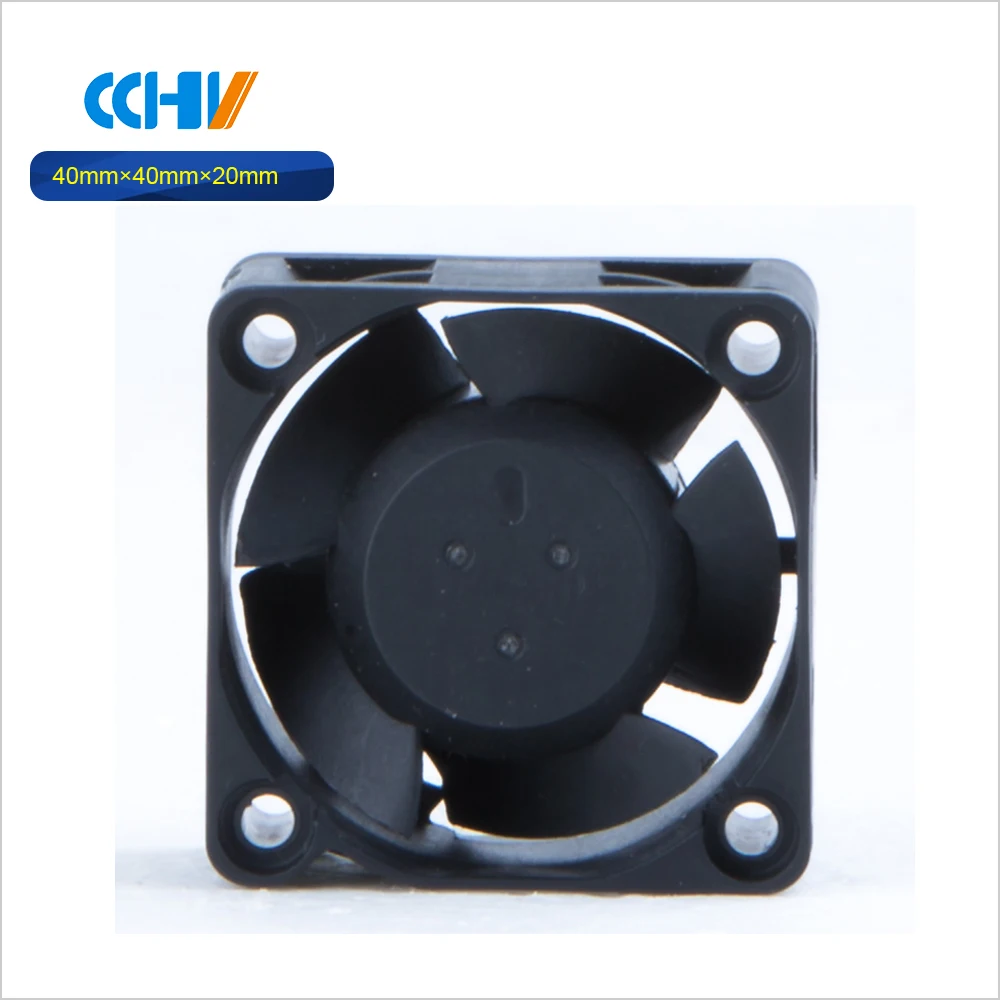 5 x Black Aluminum Frame DC Cooling Fan 12V  0.11A 40mm x 40mm x 10mm 4010 2pin