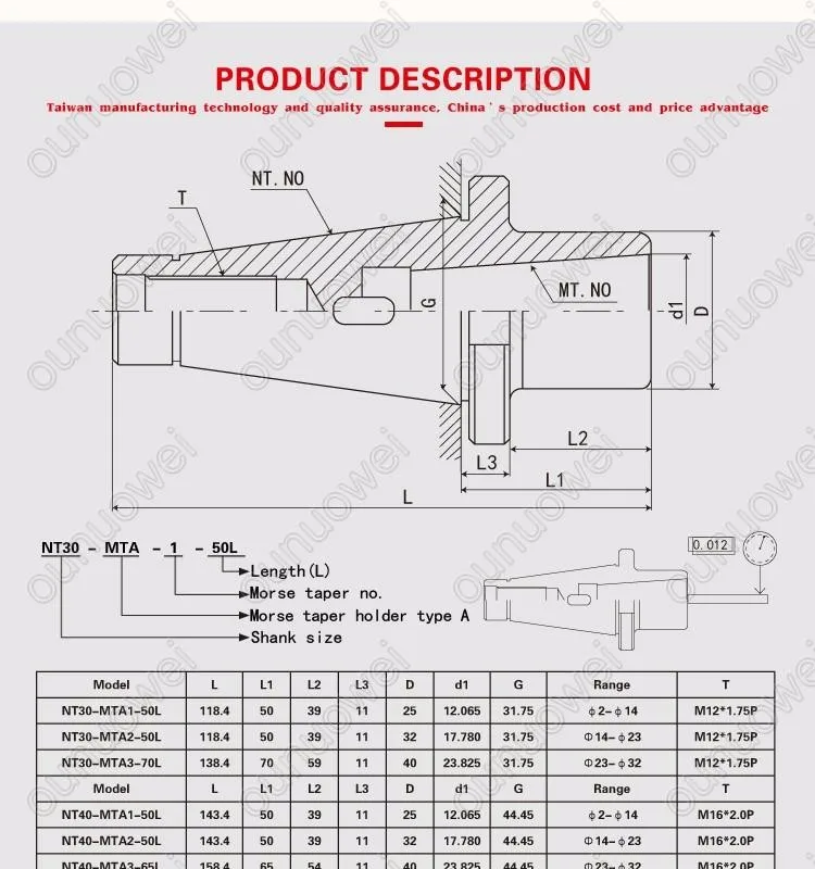 nt30-nt40-nt50-mta-morse-taper-chuck-holder-iso40-mta-strumento-di-supporto-per-fresatrice-buy