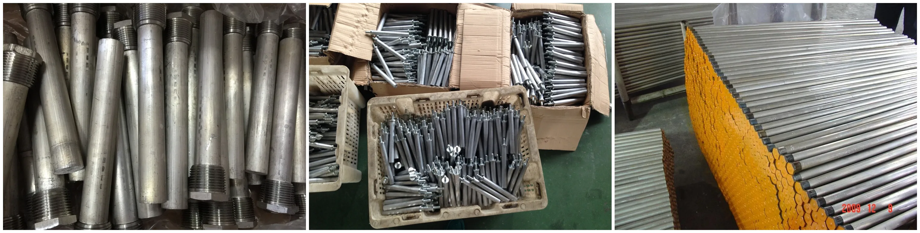 Flexible Aluminum Zinc Anode Rods For Electric Steel Water Heater Tanks