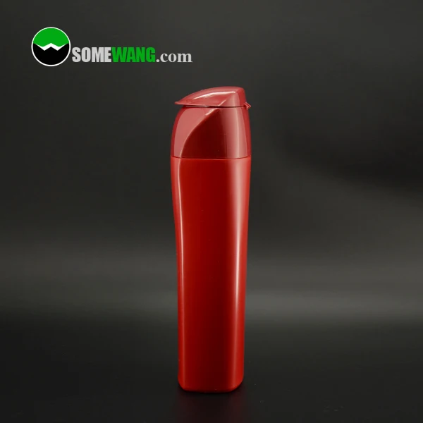 High End Unique Design Hdpe Shampoo Bottle With Flip Cap 200ml 400ml