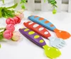 fashion style ODM&OEM non-toxic heat resistance colorful plastic thermal silicone baby Feeding Spoon