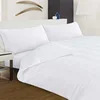 White Hotel Bed Linen 100% Cotton Quilt Cover Bedding Set