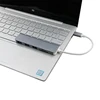 Blueendless Aluminum type c usb cable bracelet 3 port usb hub combo card reader driver for pc laptop
