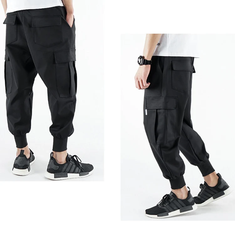 New Design Japan Style Harem Baggy Mens 6 Pocket Cargo Pants With Lace ...