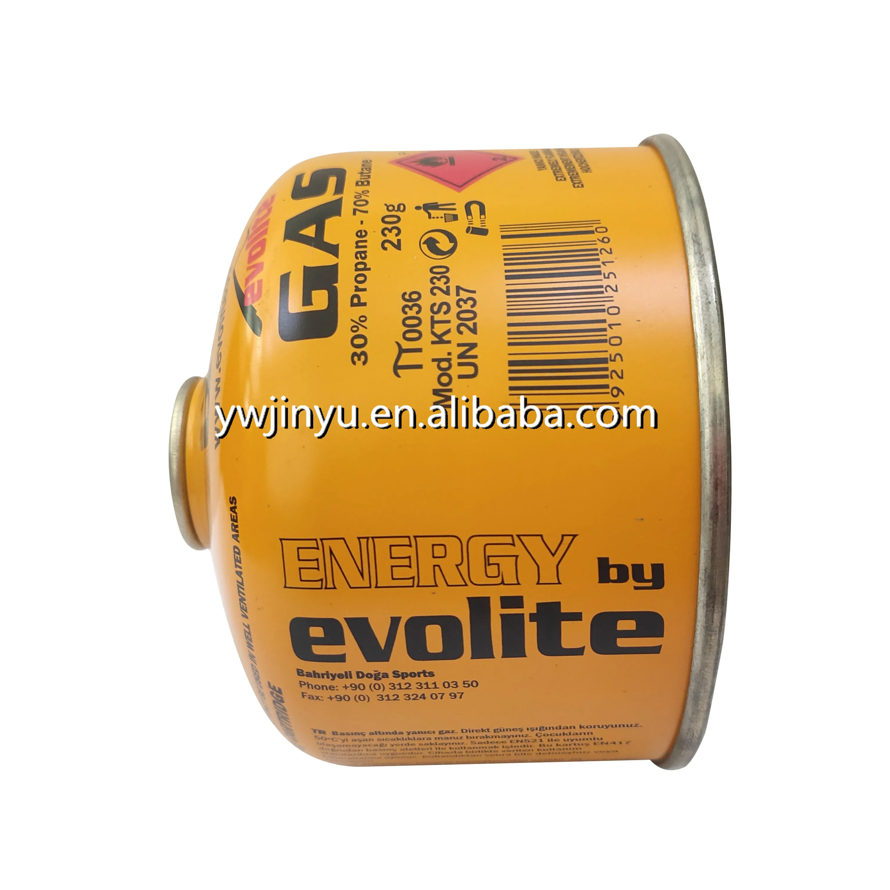 Camping Gas 190g 227g 450g Canister With En417 Threaded Valve For Gas