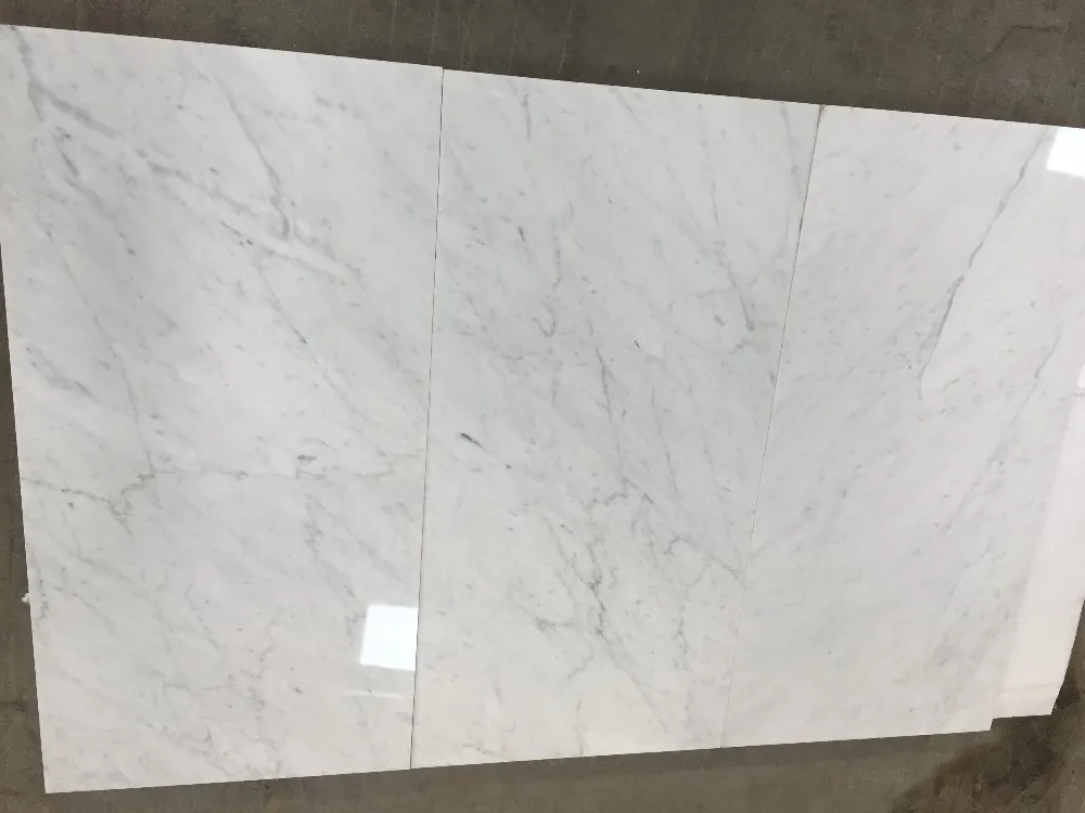 Azulejos De Carrara Para Suelo De Baño,Piedra De Mármol Natural,24x24