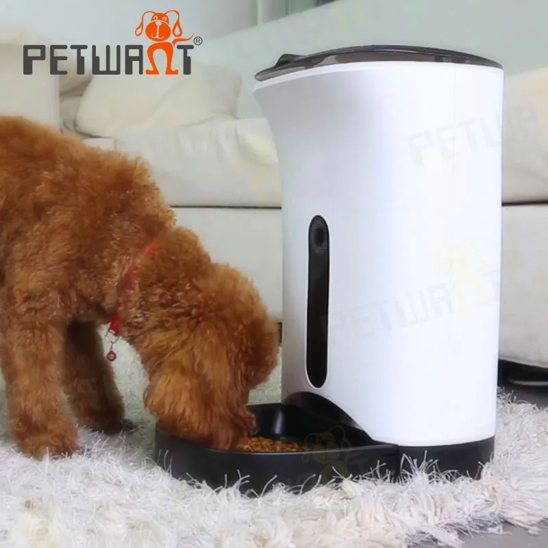 Smart Automatic Pet Feeder With Wifi And Camera Food Dispenser For