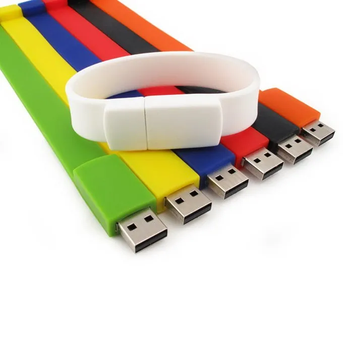 Bulk Cheap Bracelet USB Stick Flash Pen Drive 2.0 Thumb Drive - ANKUX.COM
