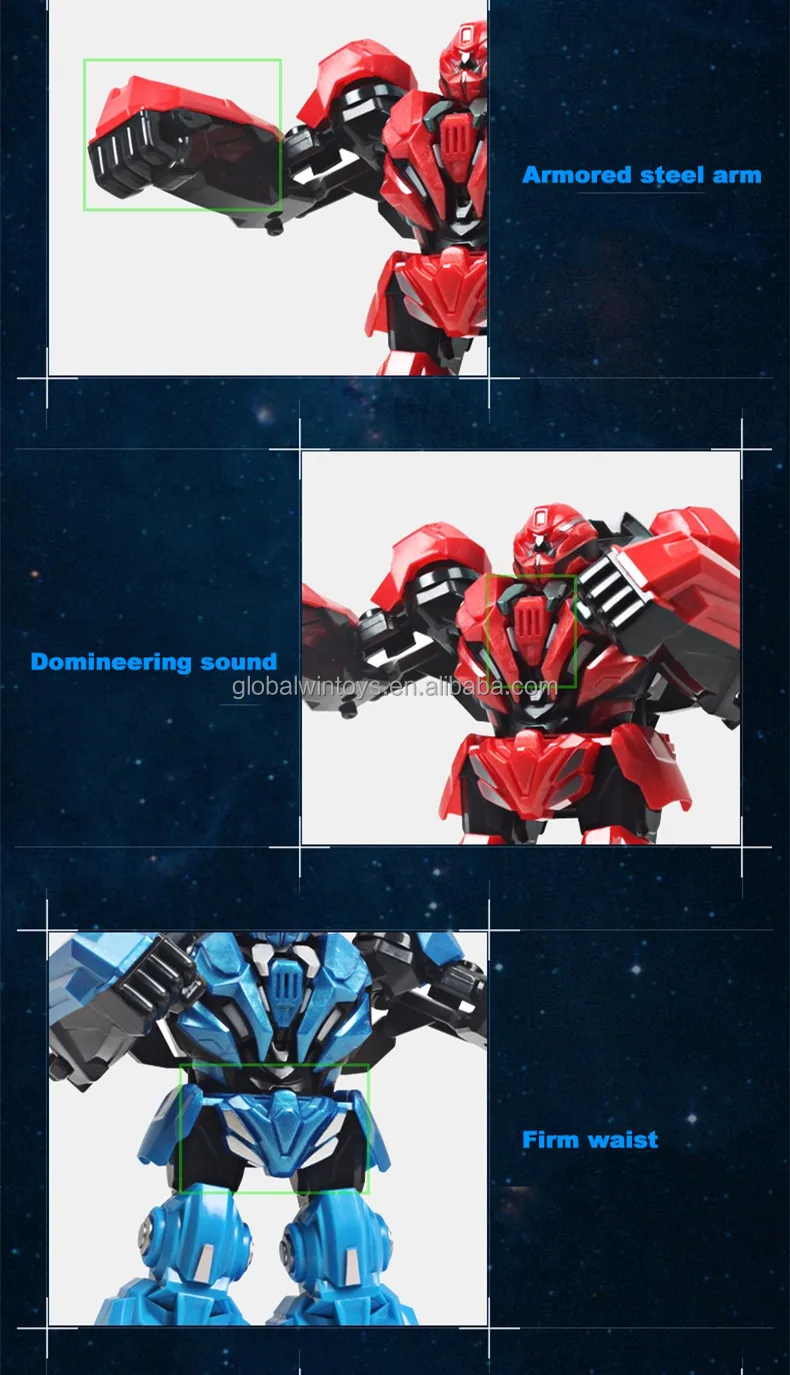 2015 Best Selling Plastic Toy Big Robot Model With Sound And Led Lights