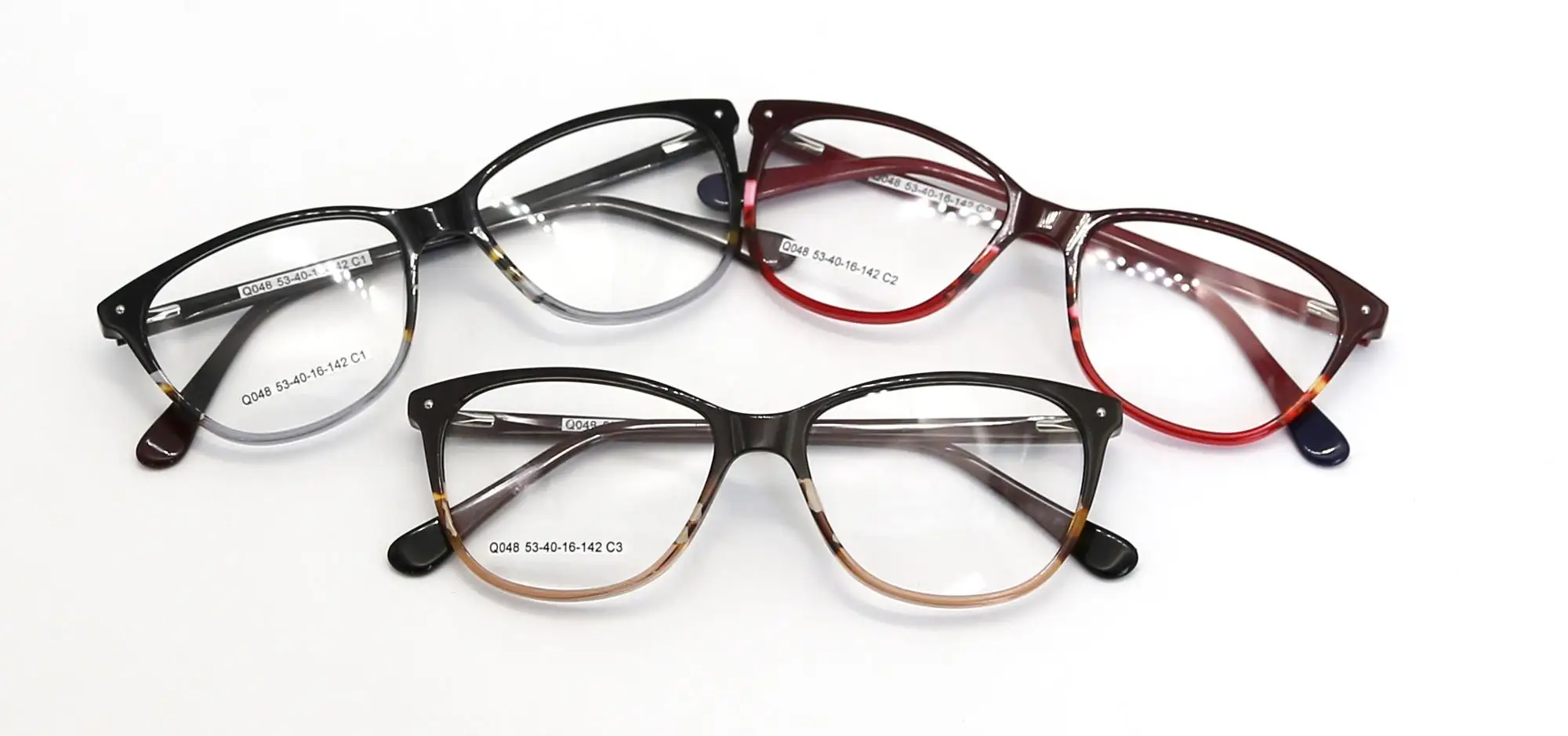 2019 Women Eyeglasses Frame Laminated Acetate Frame Glasses - Buy ...