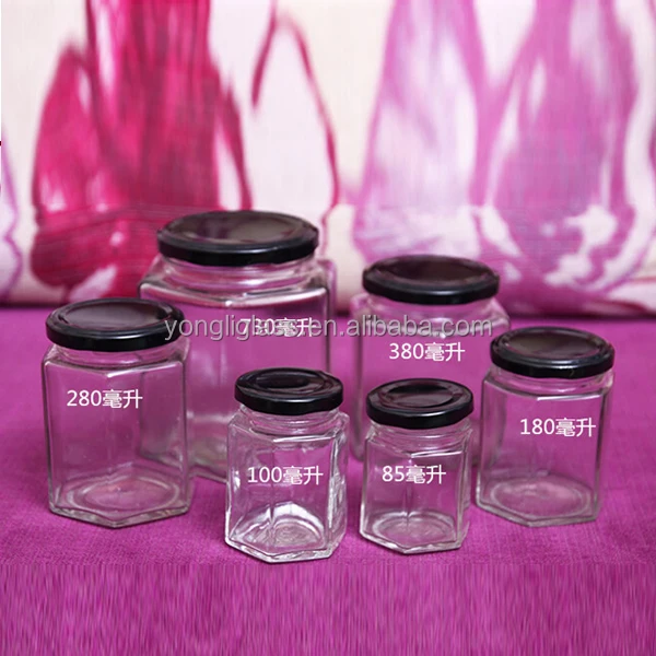 Clear Juice Glass Bottles With Screw Lid,honey glass jar mason glass fruit jam jar wholesale