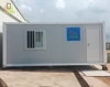 Site container prefabricated 40 ft portable hotel kiosk cabin used for guangzhou perfab house office