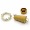 Led Cork Light Usb Rechargeable String Light Cork Plug Wine LED Bottle Lights 1M 10LED or 2M 20LED Customizable