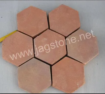 Hexagon Terracotta Floor Tile H Natural Caly Outdoor Hexagon Terracotta Floor Tile H Natural Caly