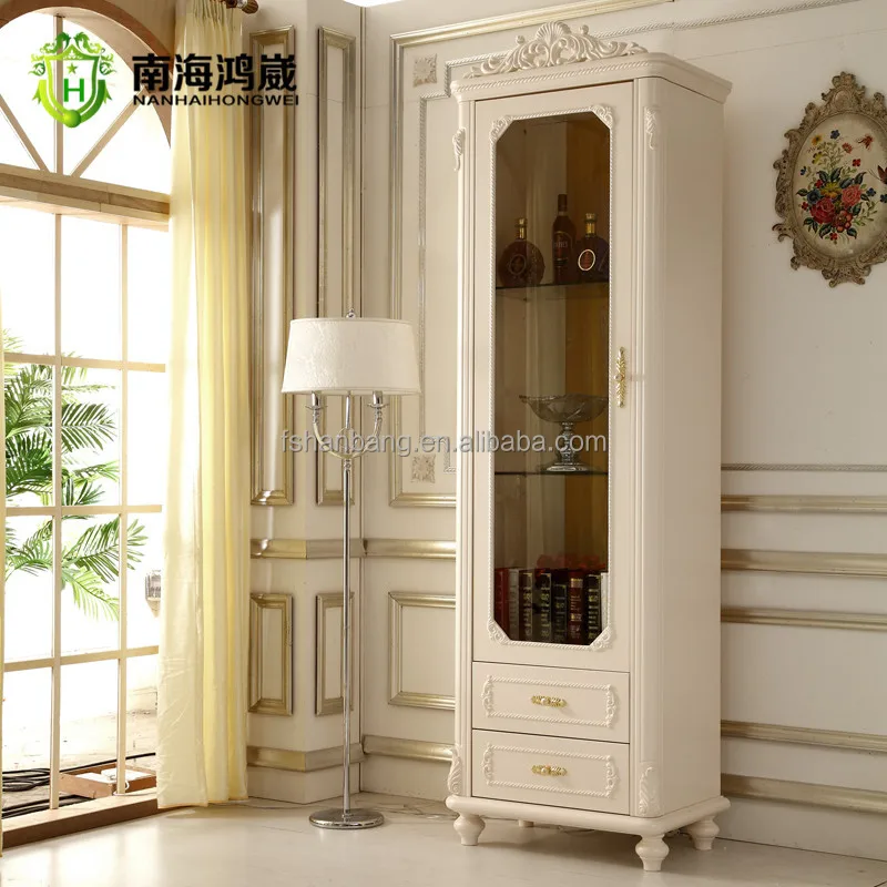 White Hand Carve European Baroque Classical Style Living Room