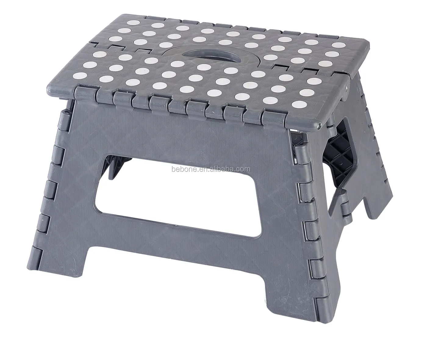 Non-Slip Fold-able plastic Step Stool EN14183 certificated with Carrying Handle Perfect for kids and adult outdoor use