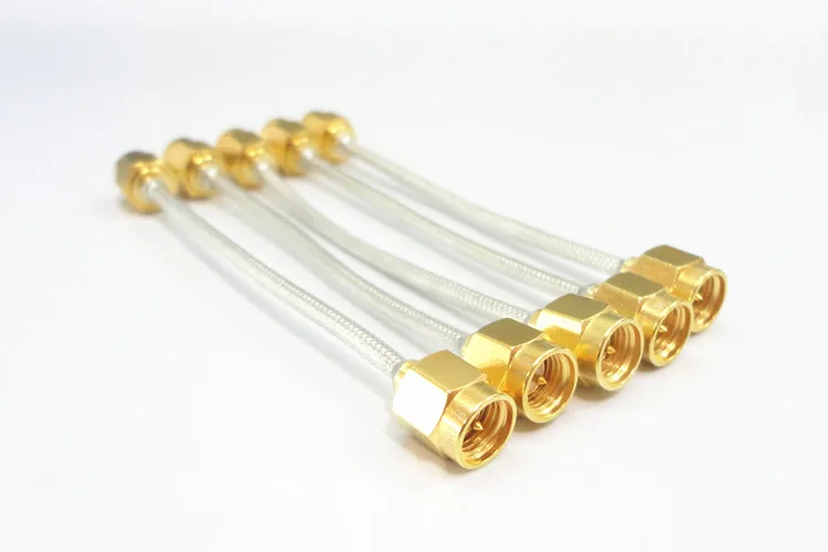 SMA Male Cable Assembly RF Copper Material Connector 50ohm SMA-JB