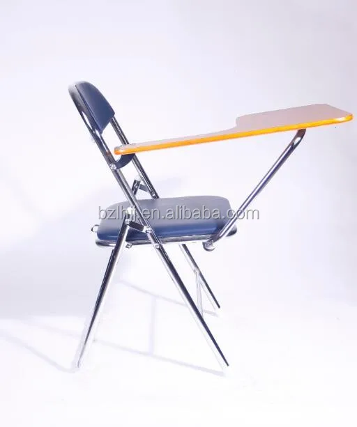 student chair with folding writing pad