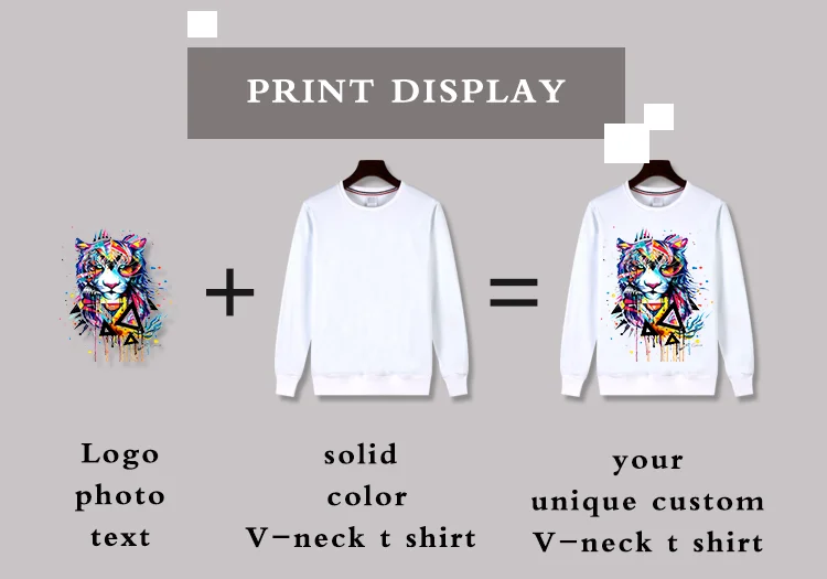 All Over Sublimation Printing Crewneck Sweatshirt Customized Hoodies