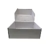 Customized offset printing and logo corrugated cardboard small boxes in white duplex paper