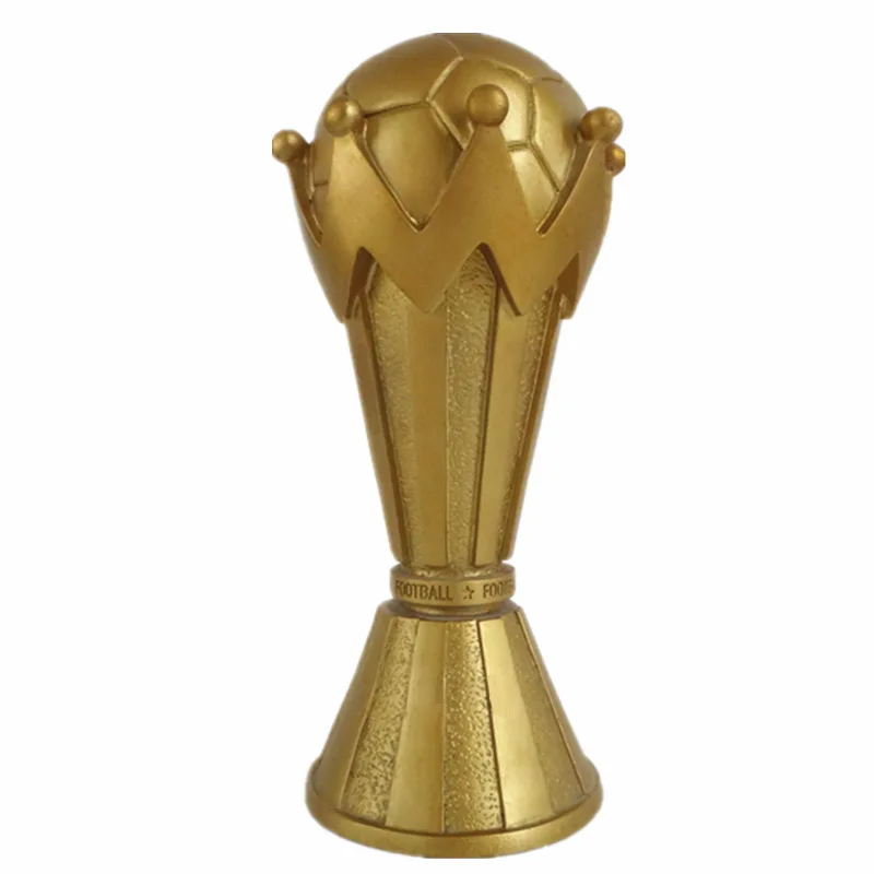 手工雕刻树脂足球体育金奖杯