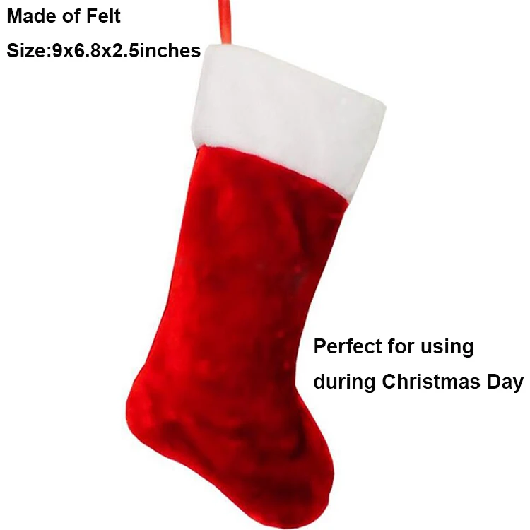 Wholesale Personalised Decorative Velvet Christmas Stocking - Buy 