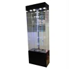 Acrylic electric rotary display cabinet mobile display rack glass shelf for product exhibition showcase for store shop fittings