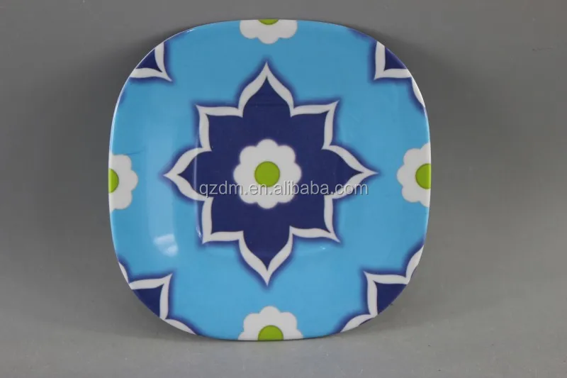 5.5" Melamine Square Plate,Square Small Dishes