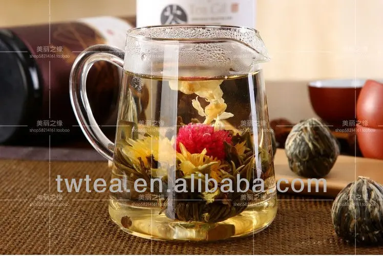 blooming flower tea