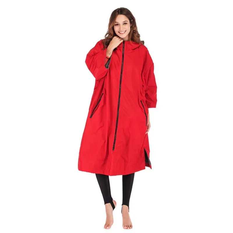 Custom Waterproof Fabric Long Sleeve Changing Dry Robe For Adults Buy