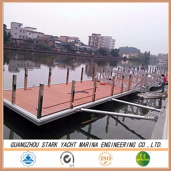 Marina Modular Plastic Pontoon Dock For Pvc Floating Platform Put In