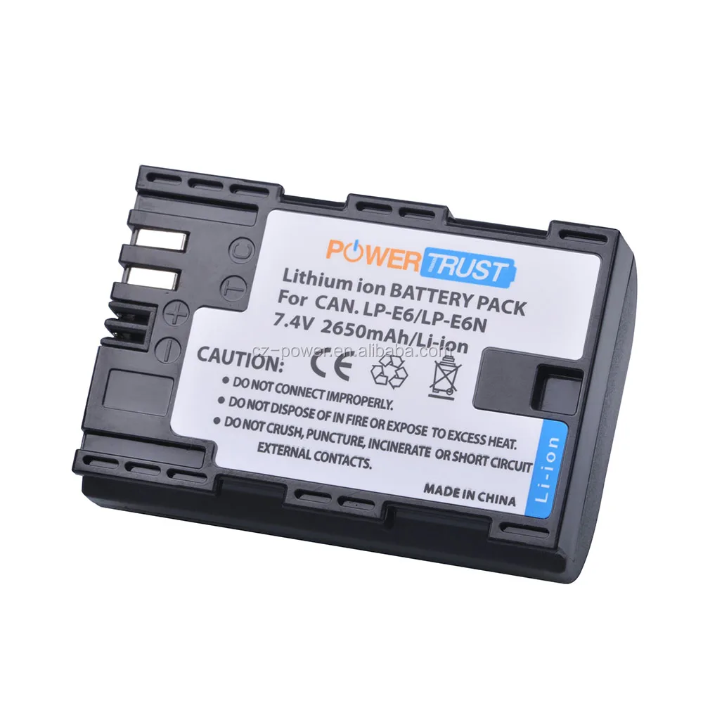 Replacement Battery Lpe6 Lp E6n For Canon 60d 70d 80d 5ds 5d Mark Ii
