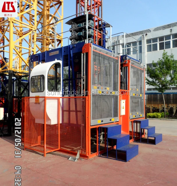 
Double-cage SC100/100 Building Construction Lift/Elevator with CCC/ISO9001 Certificate on Sale 