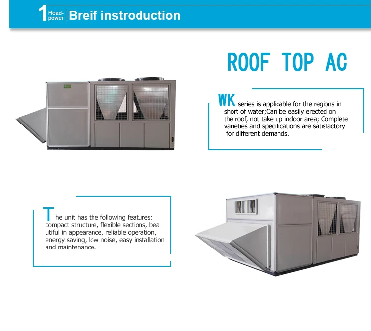 Type Rooftop Air Conditioner, 3000-5000CMH, R22 - detail 4