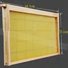China Manufacturer American Self Space Langstroth Assembled Wooden Frames With Beeswax Foundation Sheet