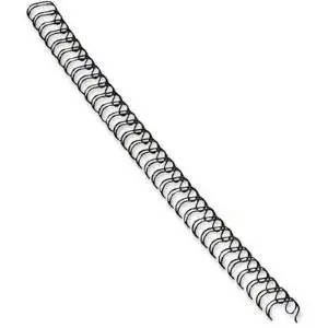 FELLOWES MANUFACTURING 5255201 Wire Bindings, 5/16quot; Diameter, 50 Sheet Capacity, Black, 25/Pack