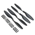 2 Pair RC Drone Accessory Propellers 1045 CW CCW Propeller for Multi Copter Quadcopter Black K5BO