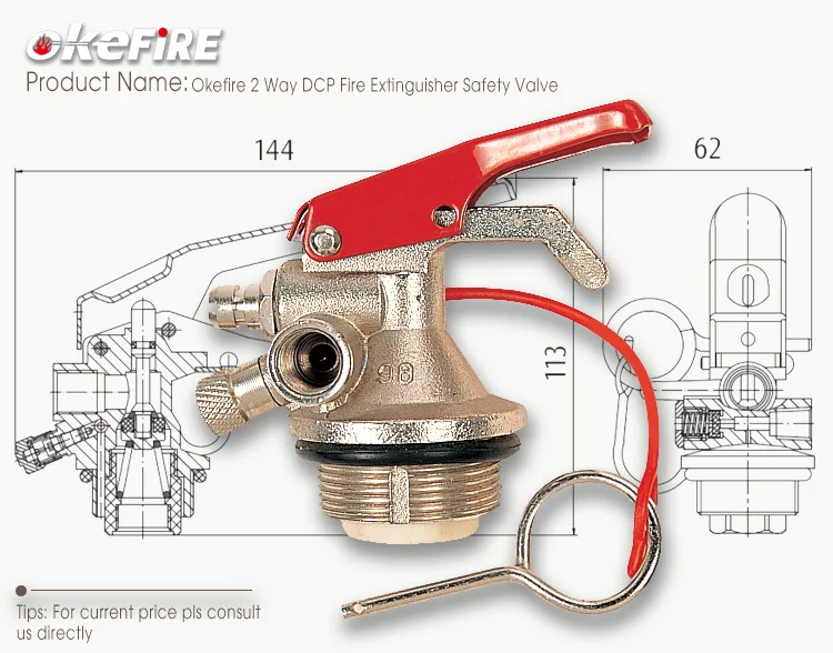 Okefire 2 Way Dcp Fire Extinguisher Safety Valve Buy Manual Valve