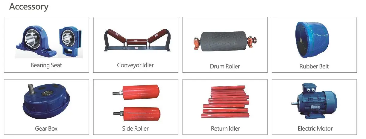 Hopper Belt Conveyor for Coal Mine