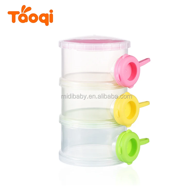 Milk Powder Around Container Portable Formula Dispenser Airtight 2 Wide Varieties