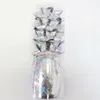 Silver Ribbon Egg and Mini Star Bow for Christmas/Easter Decoration/Holographic Ribbon Star Bow for Indoor,Outdoor Decoration